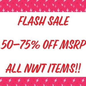 🔥FLASH SALE🔥ALL NWT ITEMS 50-75% OFF MSRP!